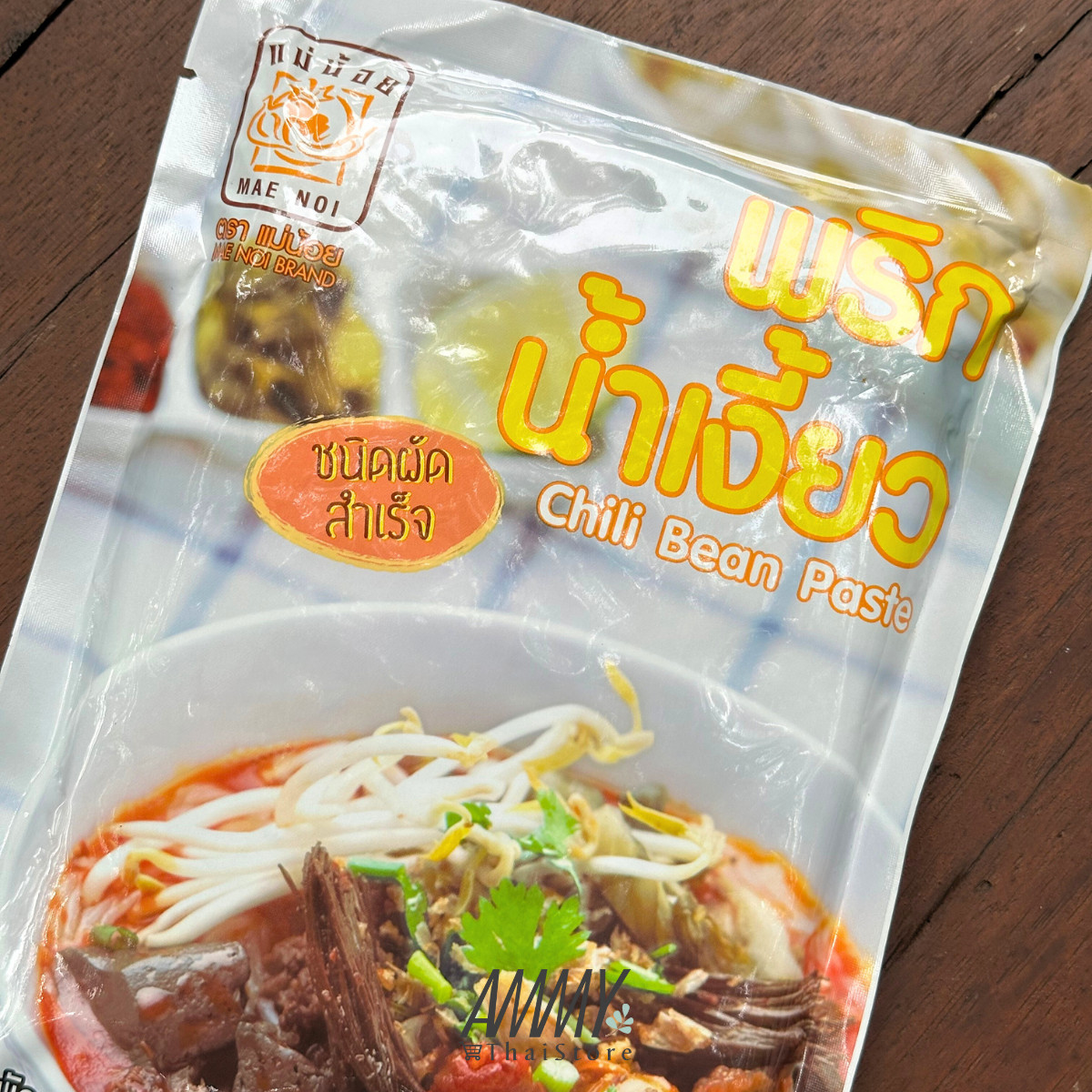 Nam Ngiao Chili Paste MAE-NOI ฺThai Northern Cuisine Famous Thai Food 80g x3