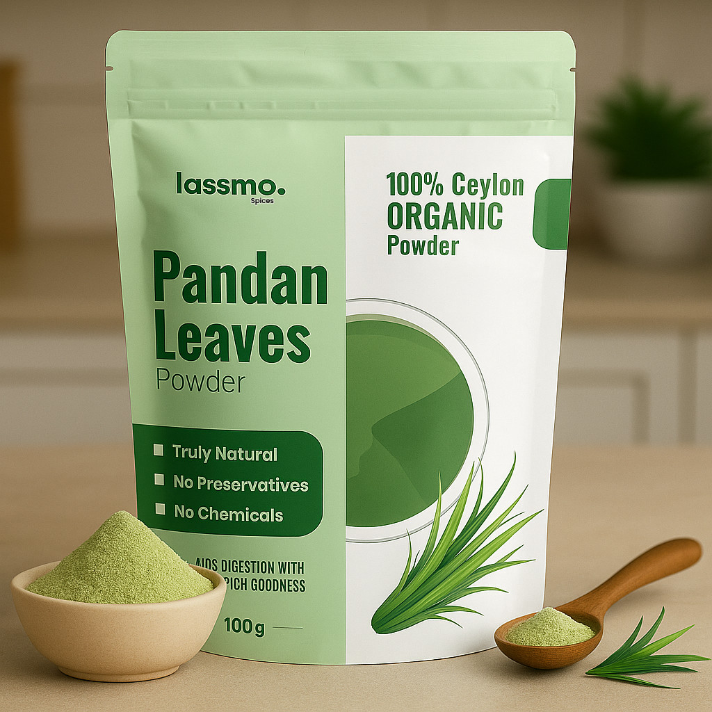 Ceylon Pandan Leaves Powder Pandanus Screw pine Herb Tea Aromatic Cooking Spice