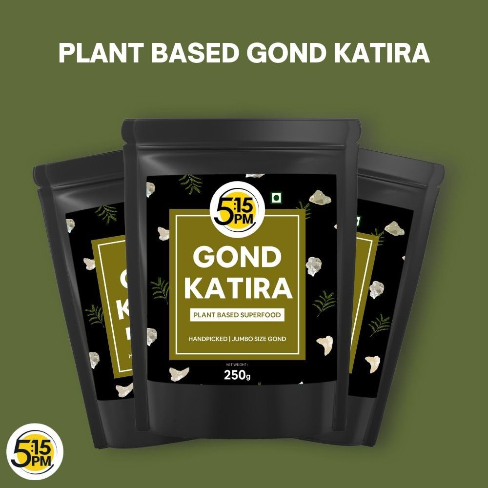 5:15 PM Gond Katira Pure Natural Edible Gum 250 g Pack Of 3 For Sweets Drinks