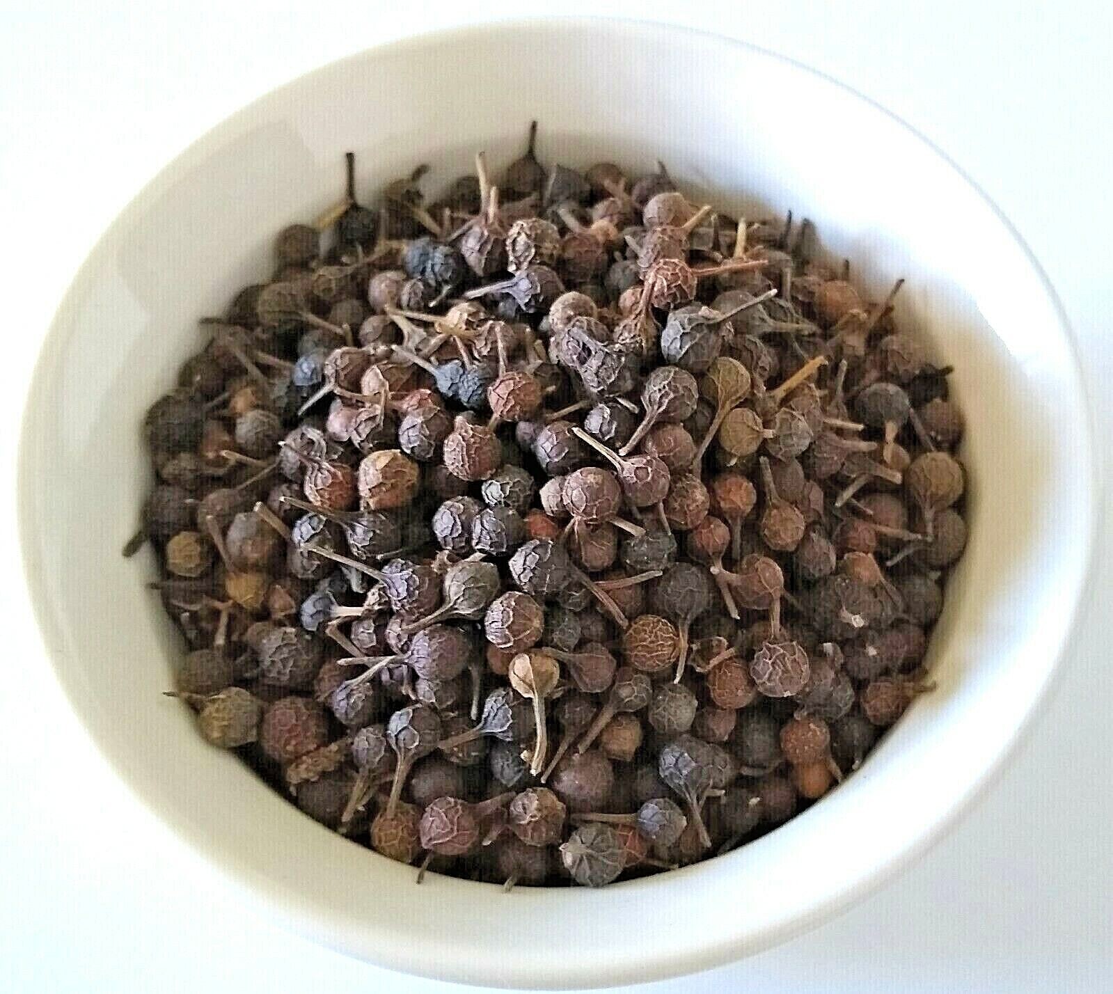 CUBEB PEPPER BERRIES WHOLE INDONESIA 1 OZ – 16 OZ RESEALABLE BAG