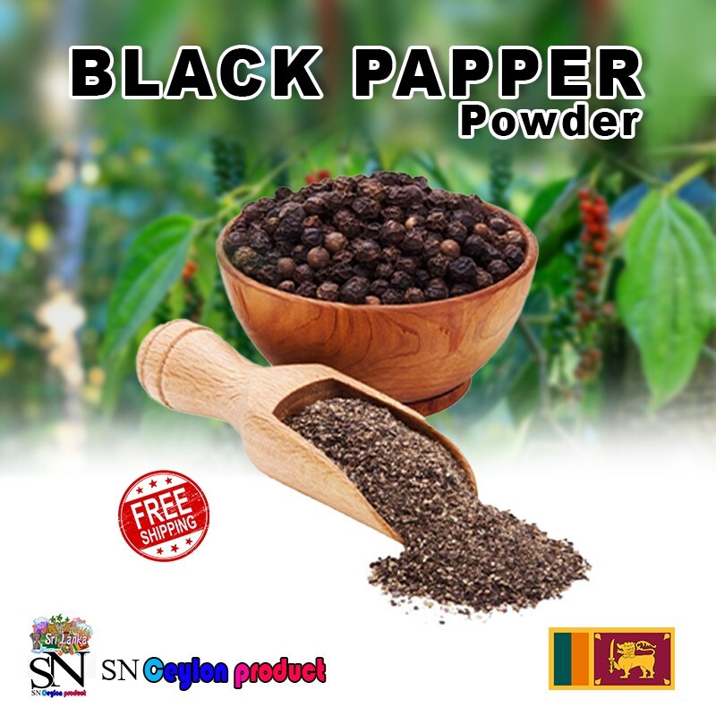 Ceylon Black Pepper Powder 100Gm Natural Spices 100% Best Quality
