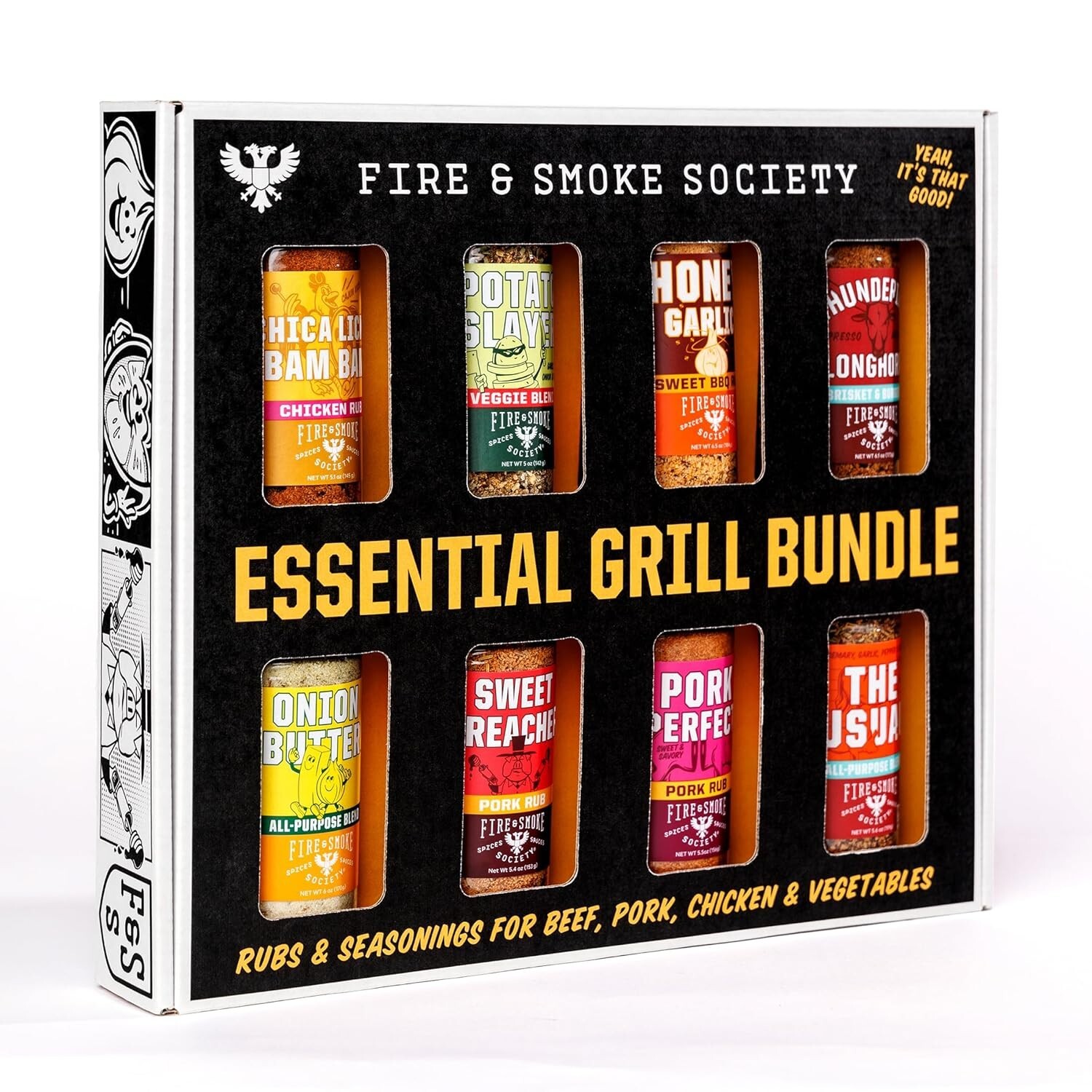 Essential Grill Variety Pack | BBQ Rubs and Seasonings, Grilling Gifts for Me…