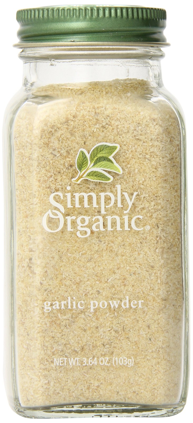 Simply Organic Garlic Powder Certified Organic, 3.64 Ounce Container