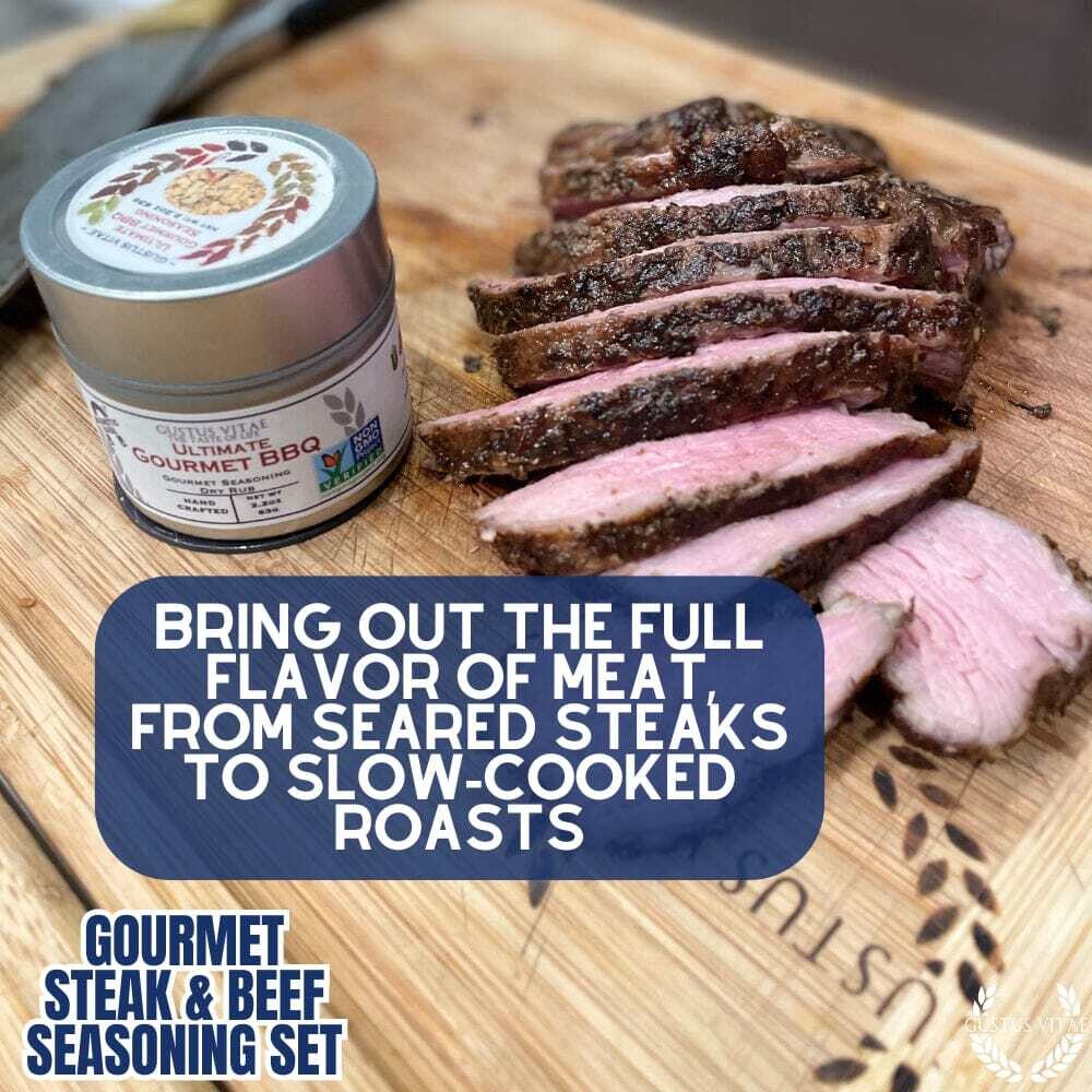 Gourmet BBQ Steak & Beef Seasoning Gift Set – Six Pack