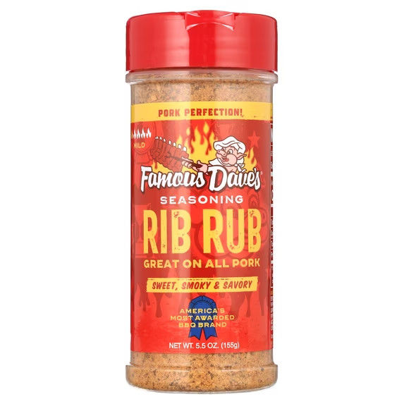 Famous Dave’s Rib Rub Pork Seasoning, 5.5 oz