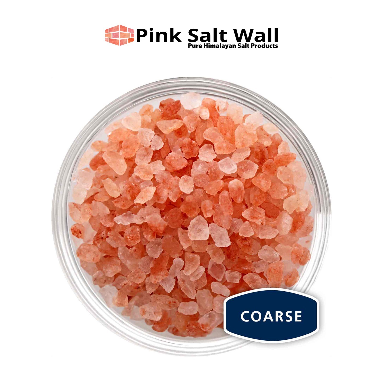 Crystal Pink Salt (Coarse Grain) Pink Himalayan sea salt For Cooking – 10 Ibs