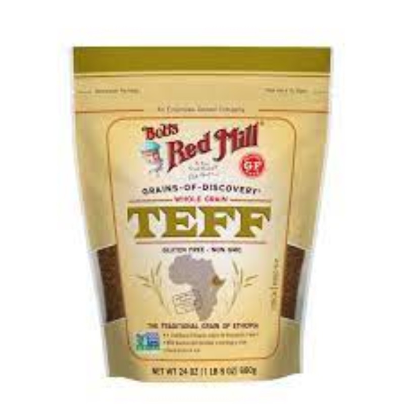 2x Bob’s Red Mill Gluten Free Whole Grain Teff Cooking Ancient Grain Lot 24oz
