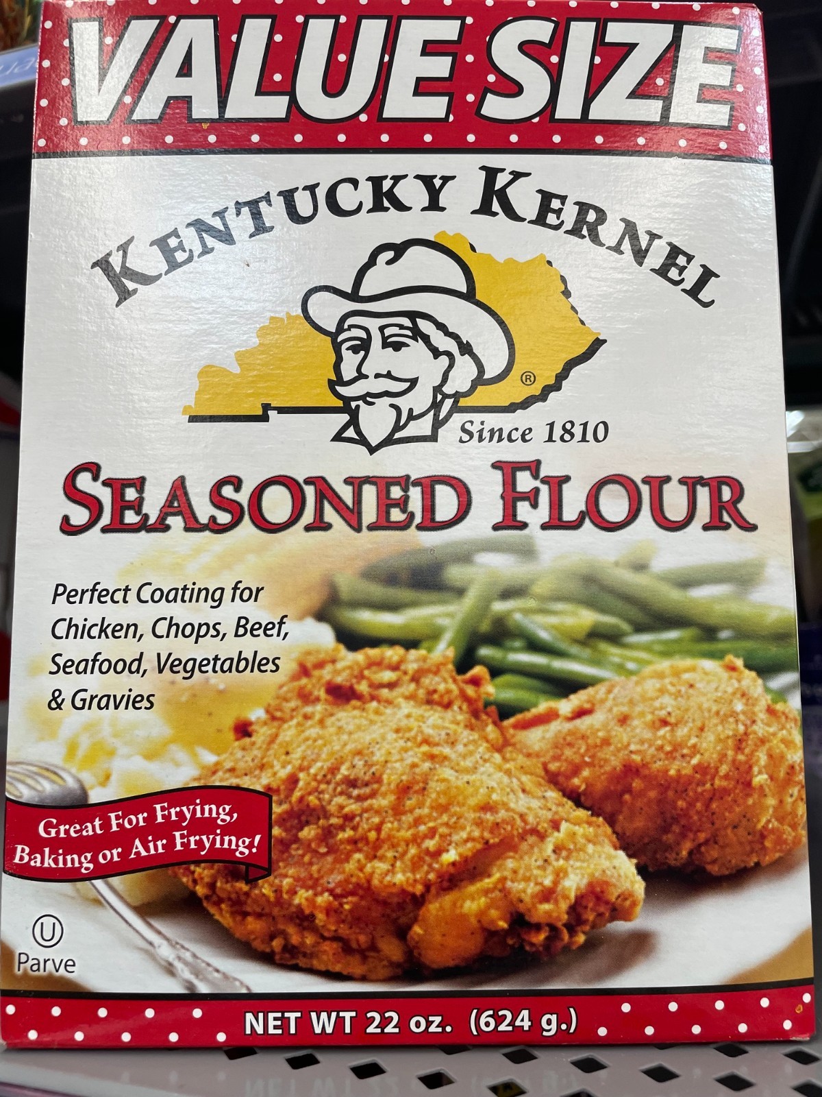 5-Pack Kentucky Kernel Original Seasoned Flour Coating Mix, Size 22 oz Boxes