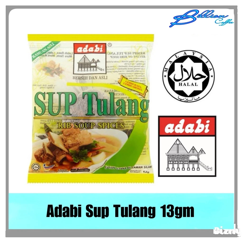 10x Adabi Sup Tulang | Ribs Soup Spices Delicious Special Recipe 13g Free Ship