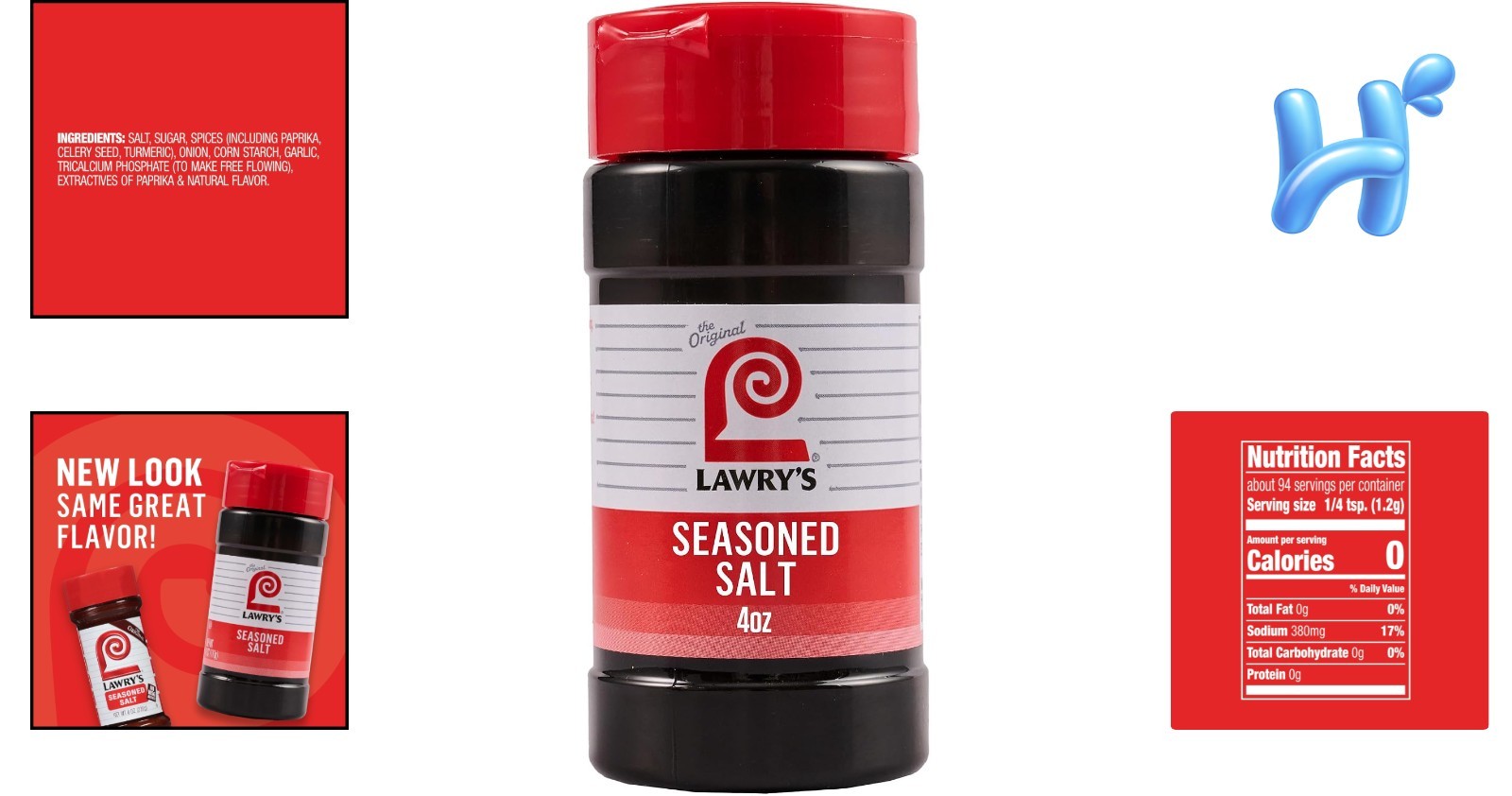 Signature 4 oz Seasoned Salt for Gourmet Flavors – No MSG, Kosher Certified