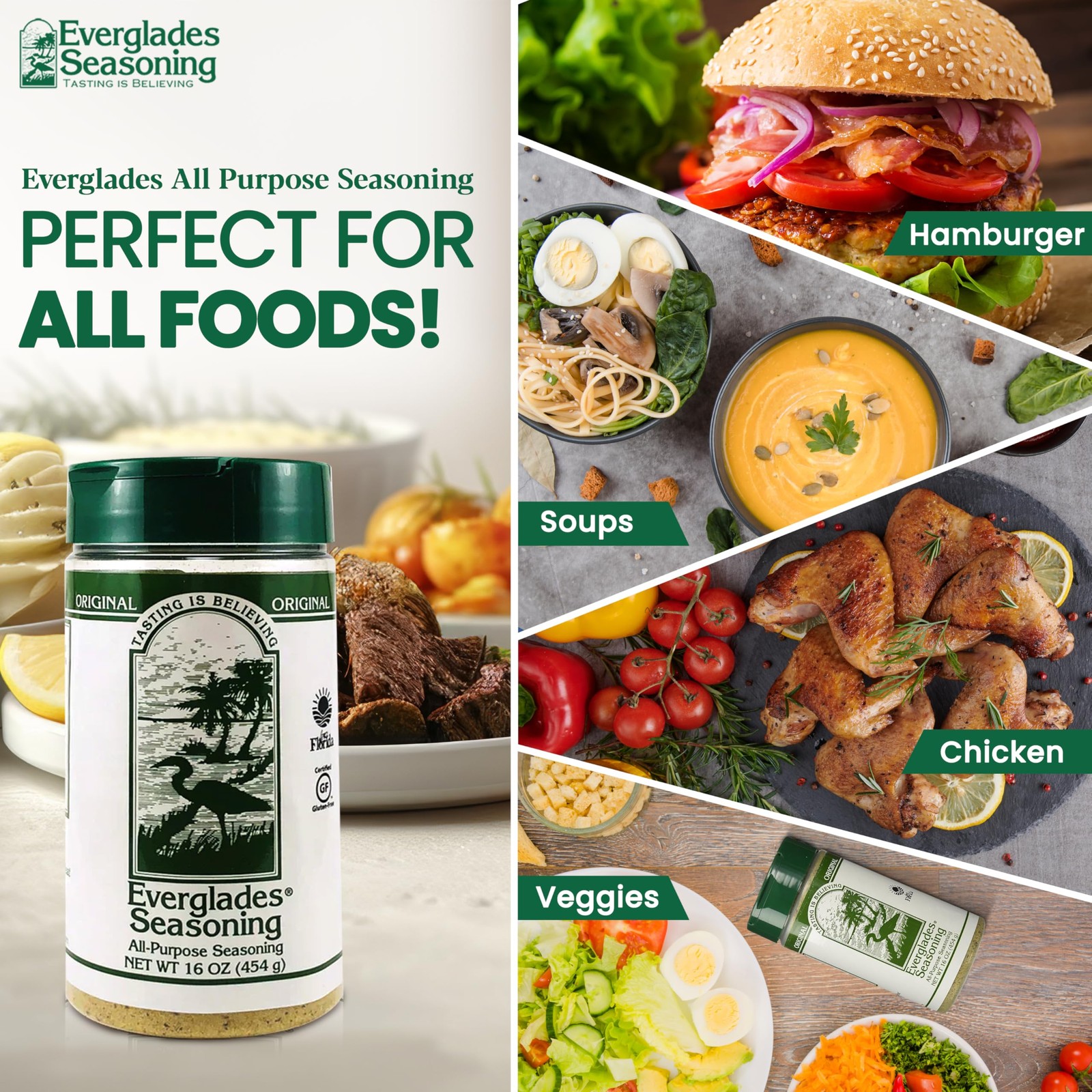 16 Ounce All Purpose Seasoning Blend for Meats Veggies Soups and Snacks