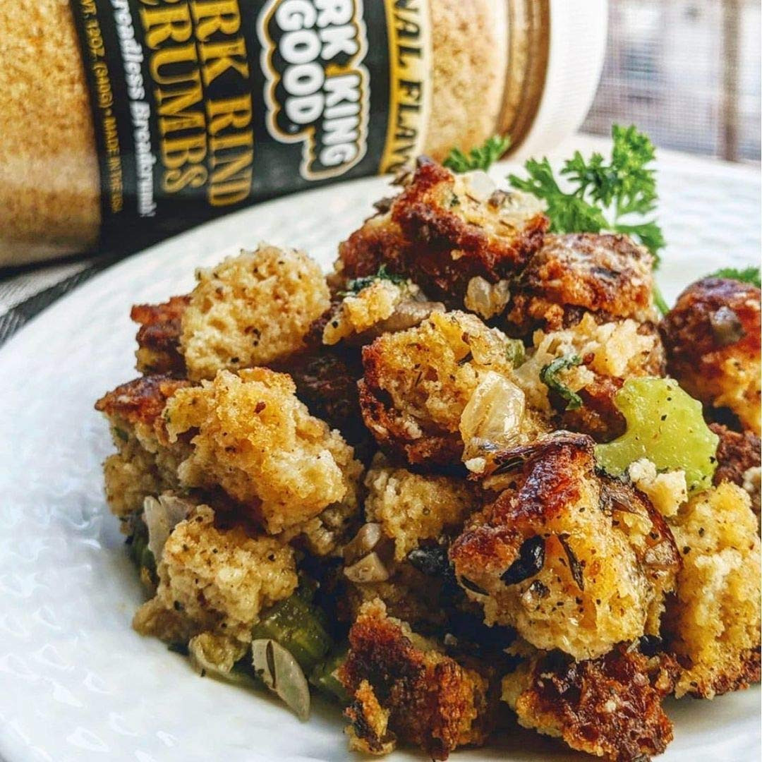 Pork Rind Breadcrumbs – 2 Pack! Keto Friendly, Paleo, Gluten-Free, Sugar Free, Z