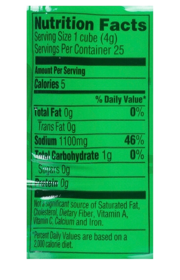 4x Herb Ox Chicken Bouillon Cubes 3.25 Oz – 25 Cubes Per Jar (Total = 100 Cubes)