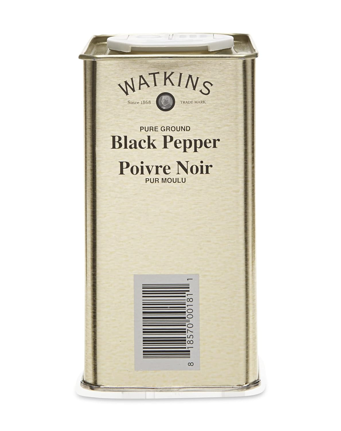 Gourmet Spice Tin, Pure Ground Black Pepper, 11.5 Oz. Tin, 1 Count