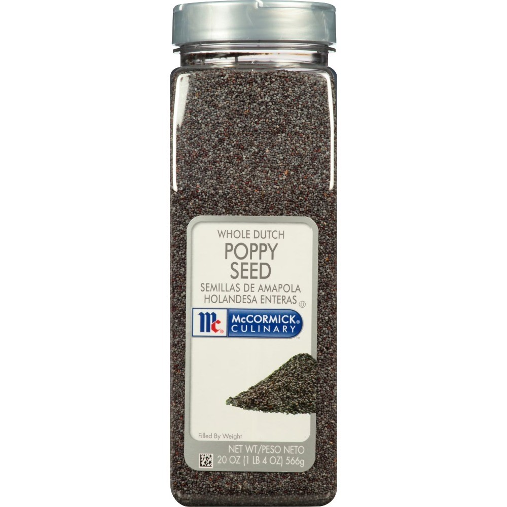 Kosher Whole Dutch Poppy Seeds 20 oz Natural Baking and Cooking Ingredients