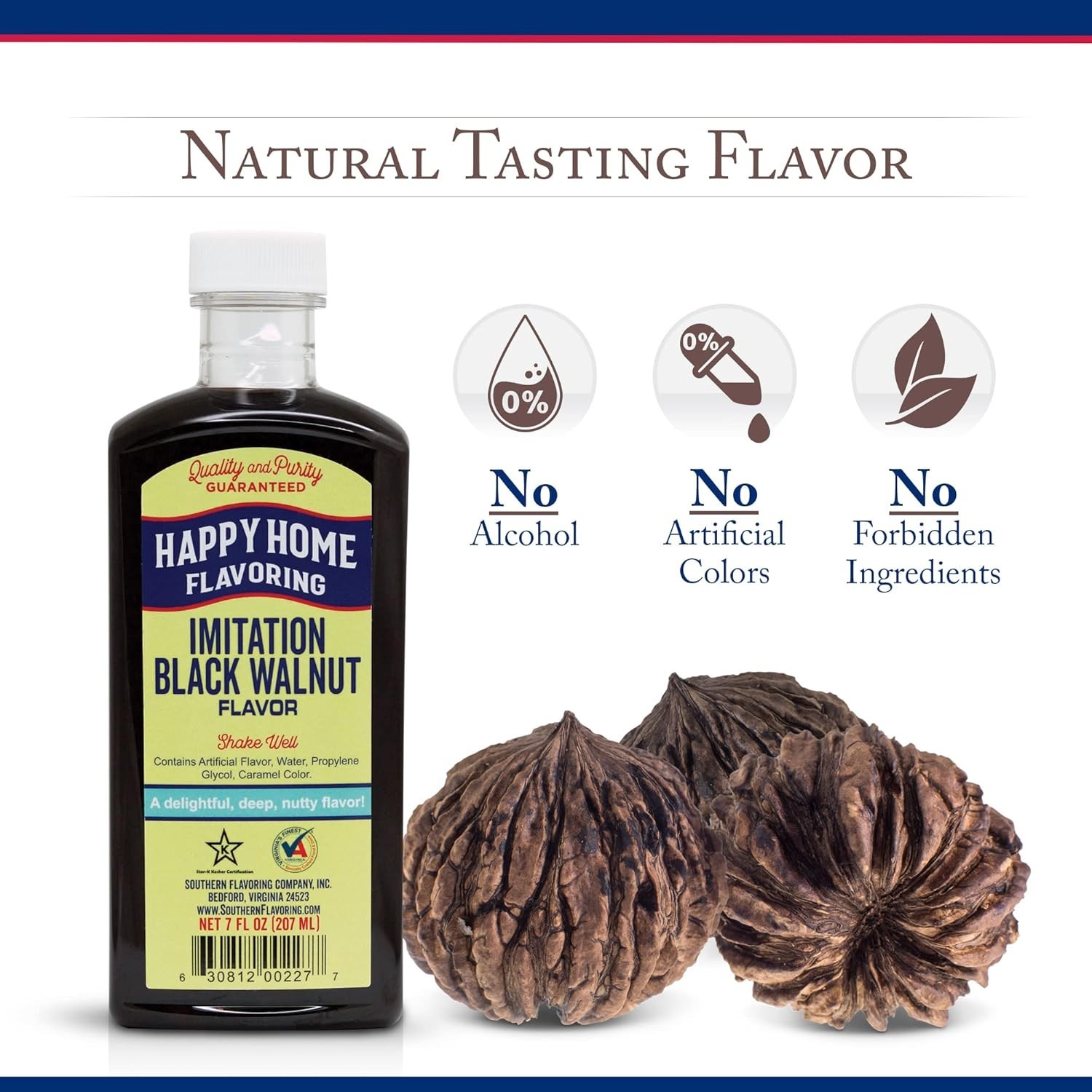 Versatile 7 oz Imitation Black Walnut Flavoring – Enhance Your Recipes Today!