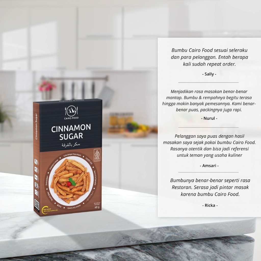 Cinnamon Sugar Seasoning Spice Blend No MSG Sweet Heat Chili Crisp Smoky Heat