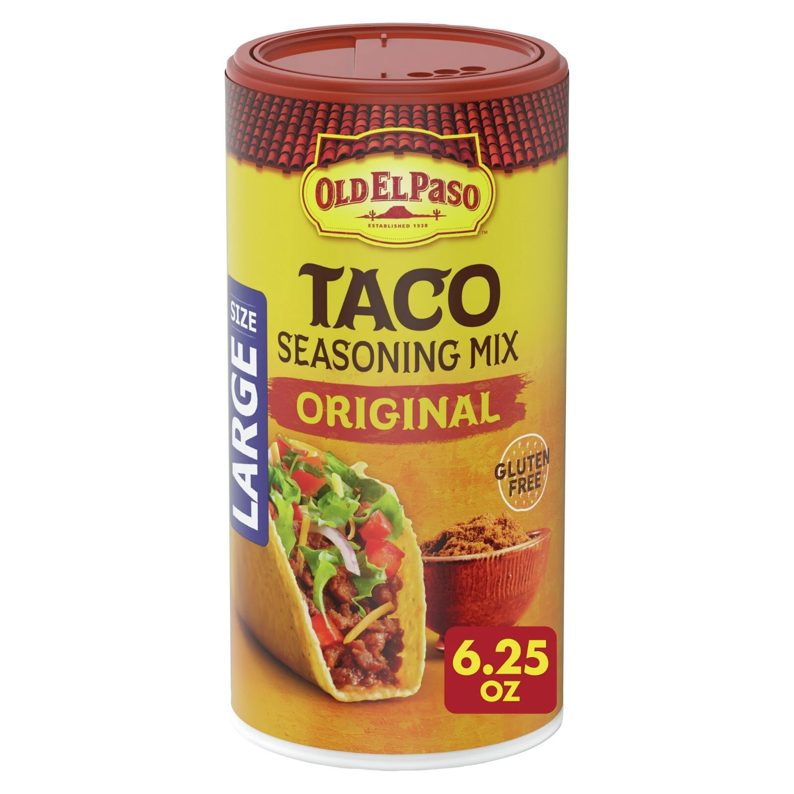 Old El Paso Taco Original Seasoning Mix, Value Size, 6.25 oz