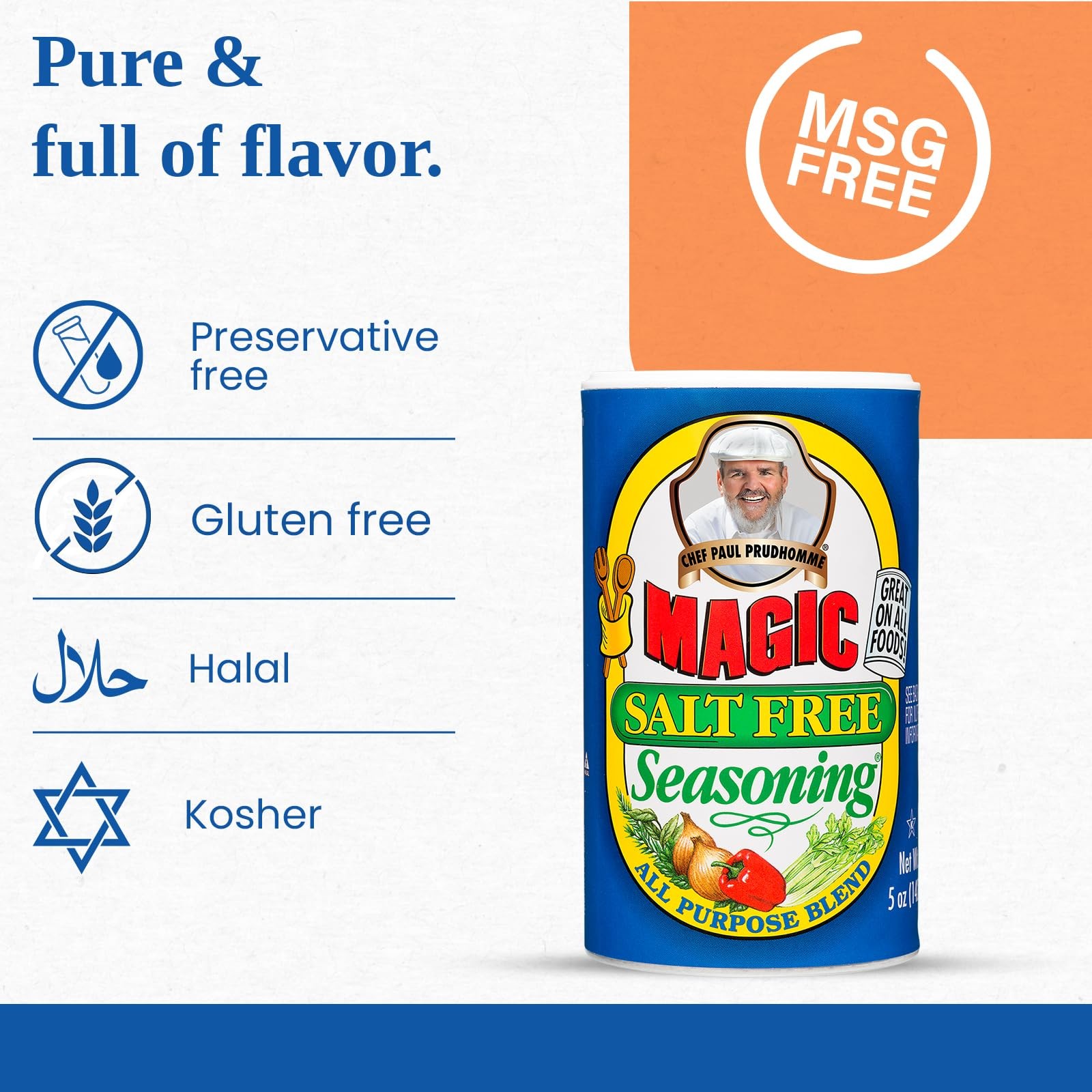 Chef Paul Seasonings Blends Salt Seasoning | No Salt Seasoning | Ideal for Me…