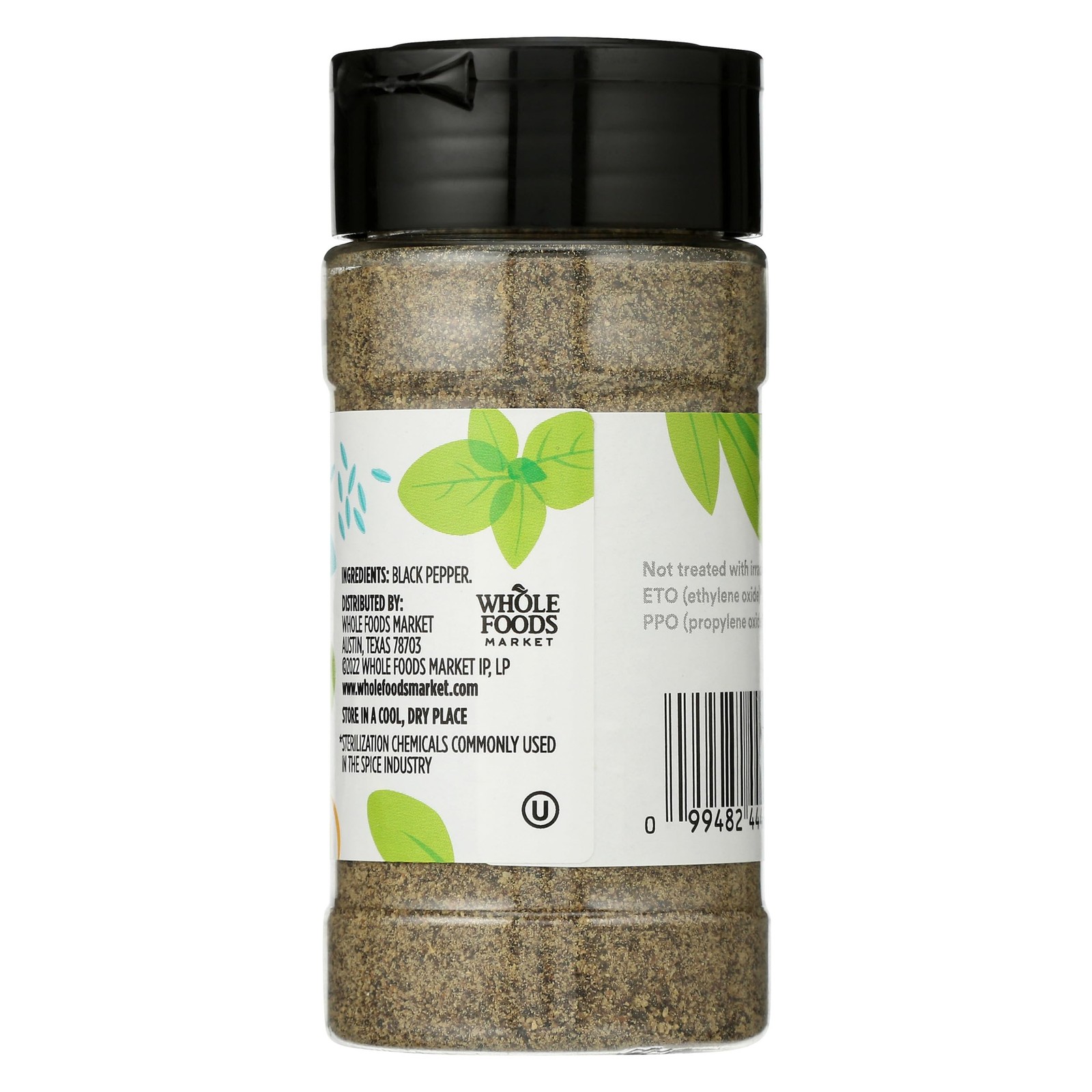 365 By WFM, Black Pepper Ground, 1.8 Ounce – 5 Count