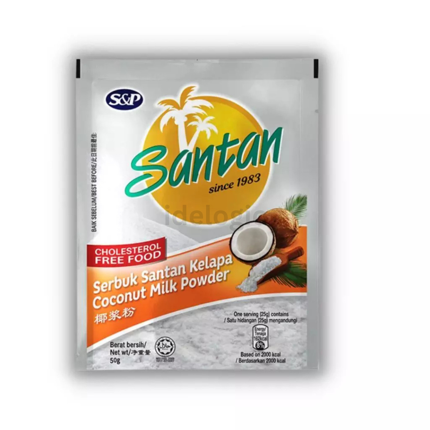 8 x 50 g. Coconut Cream Powder Essential Ingredient for Cooking And Baking
