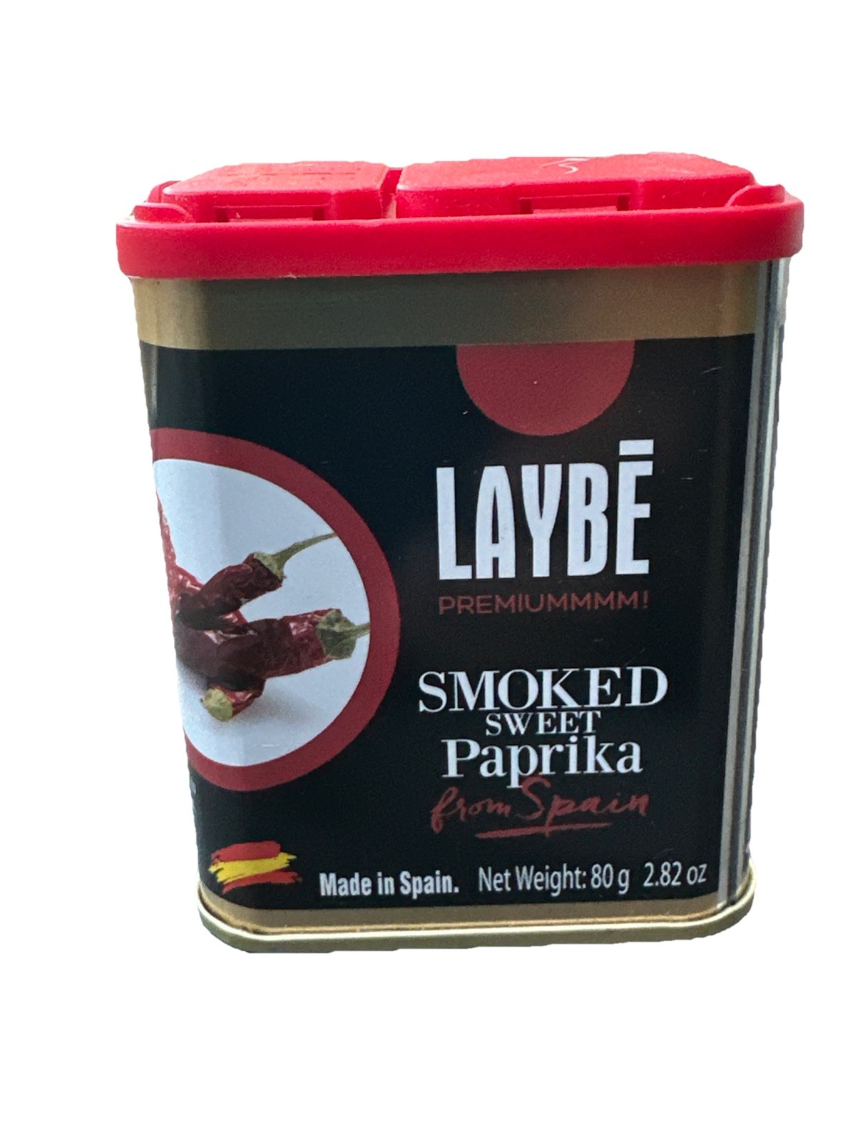 Spanish Smoked Sweet Paprika Powder Laybe Spice 2.82oz 80g Made in Spain