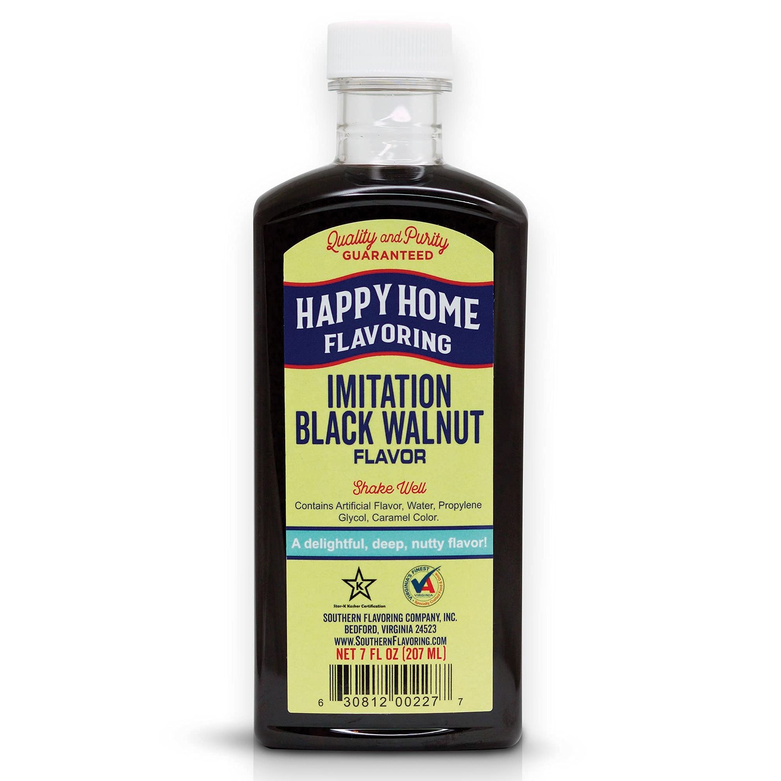Happy Home Imitation Black Walnut Flavoring, 7 Fl Oz (Pack of 1)