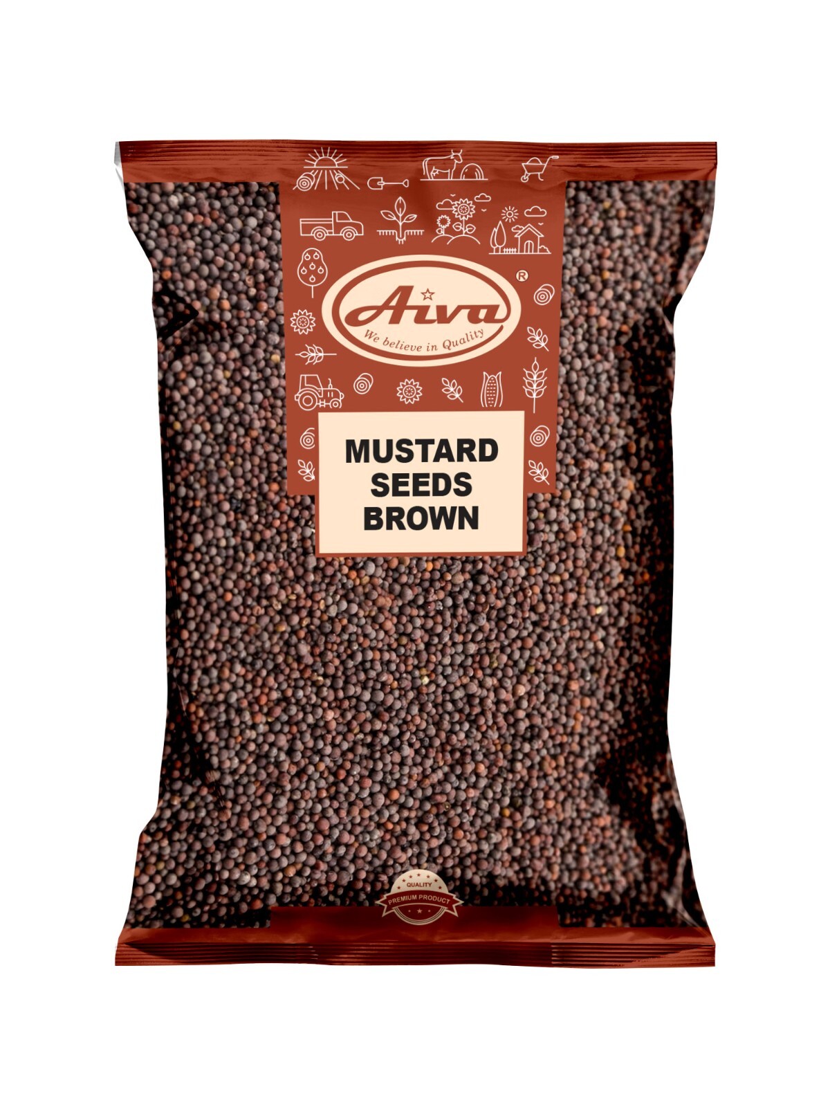 Aiva Mustard Seeds Brown 14 oz