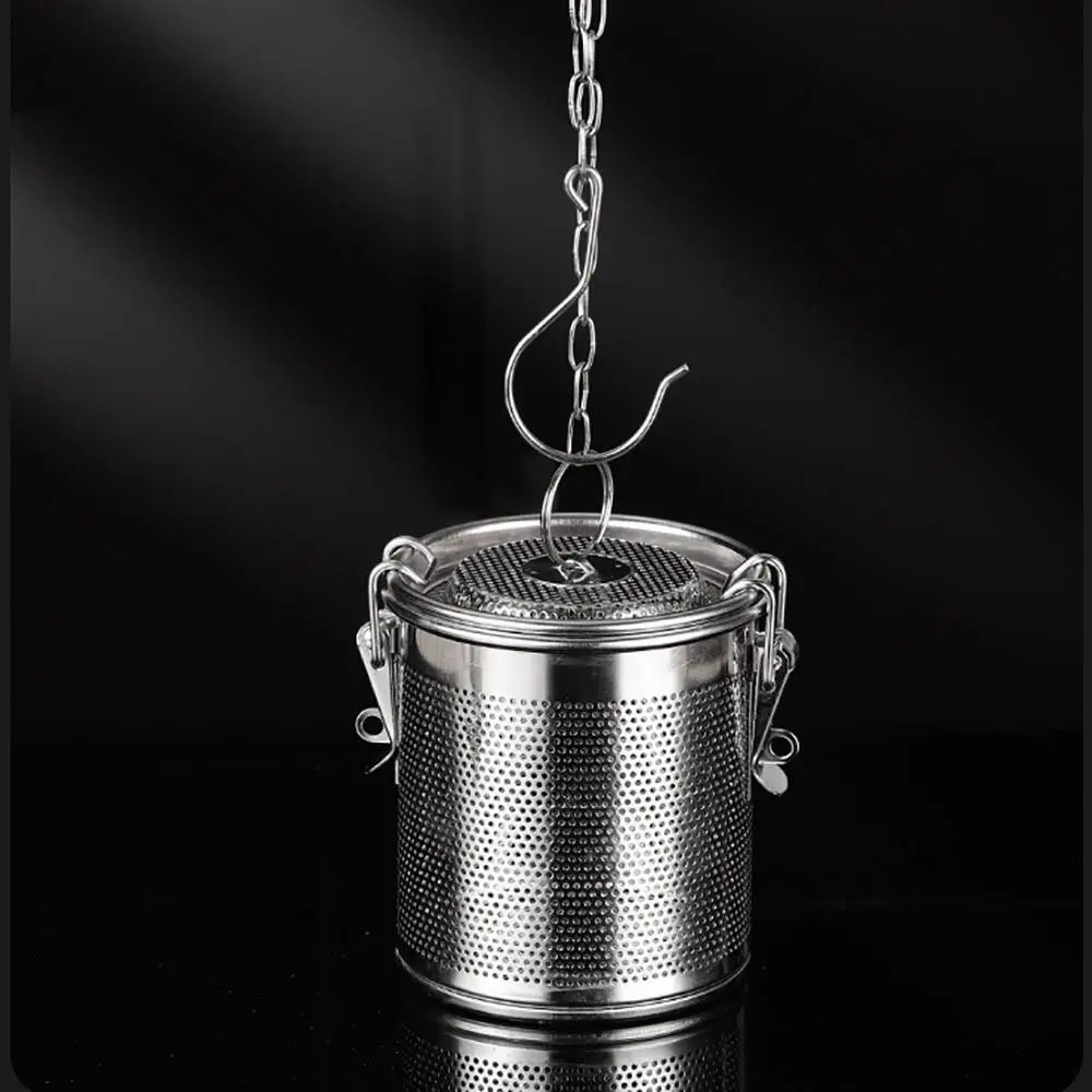 Stew Seasoning Strainer Kitchen Stainless Steel Brine Basket Filter Bag Brine Ca