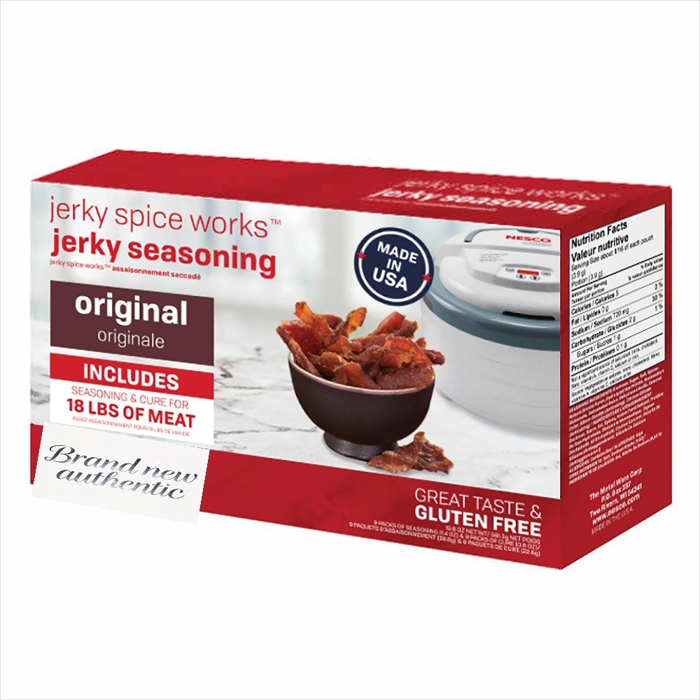 BJ-18 Original Flavor Jerky Seasoning, 9 Pack