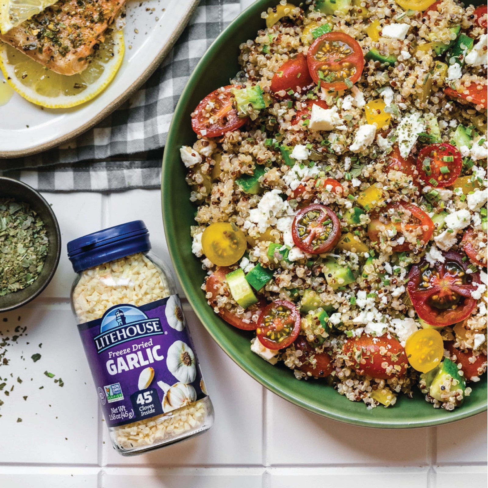 Litehouse Freeze Dried Garlic – Garlic, Substitute For Fresh Garlic &