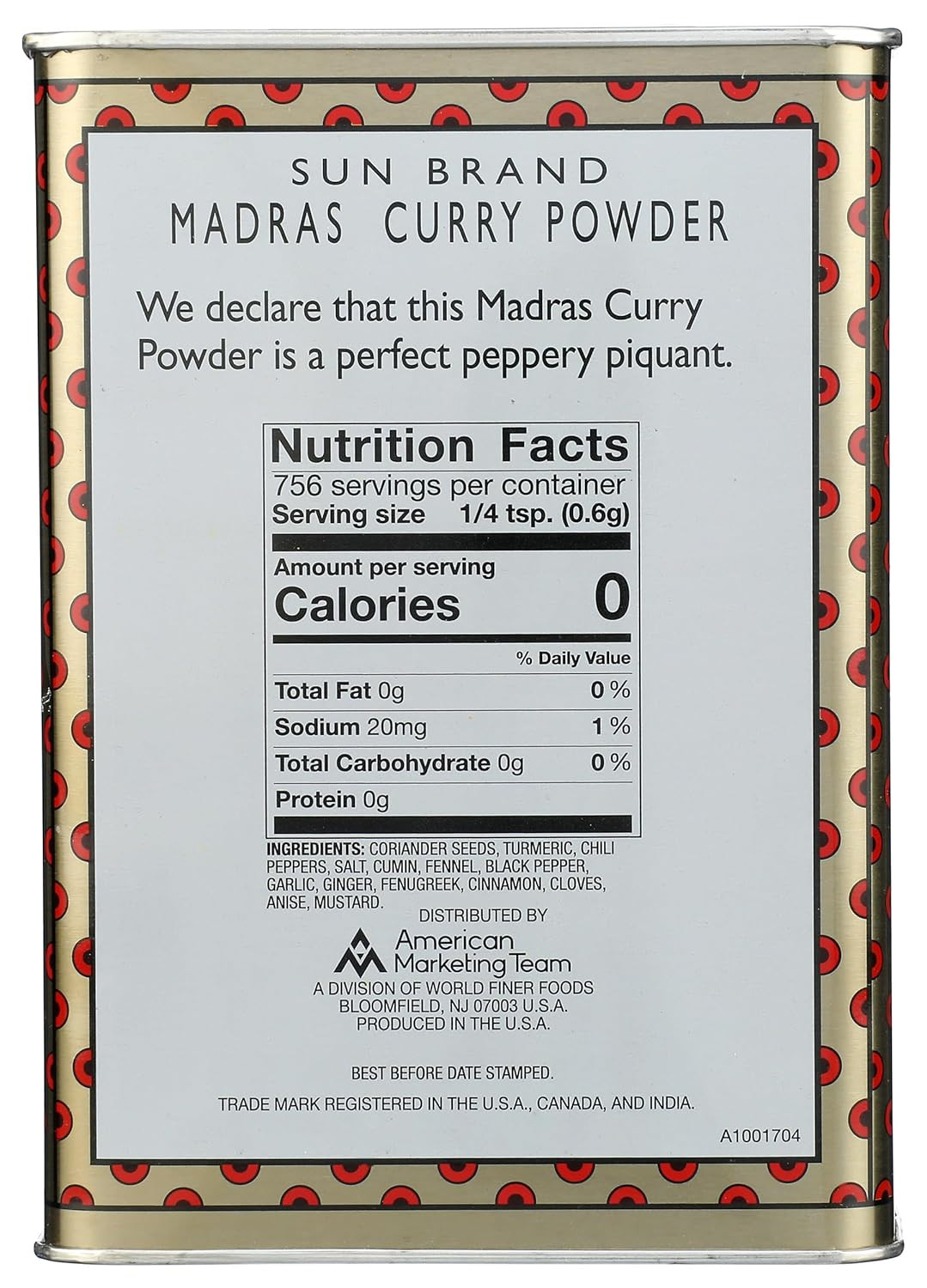 Madras Curry Powder, 1 Pound (Pack of 1)