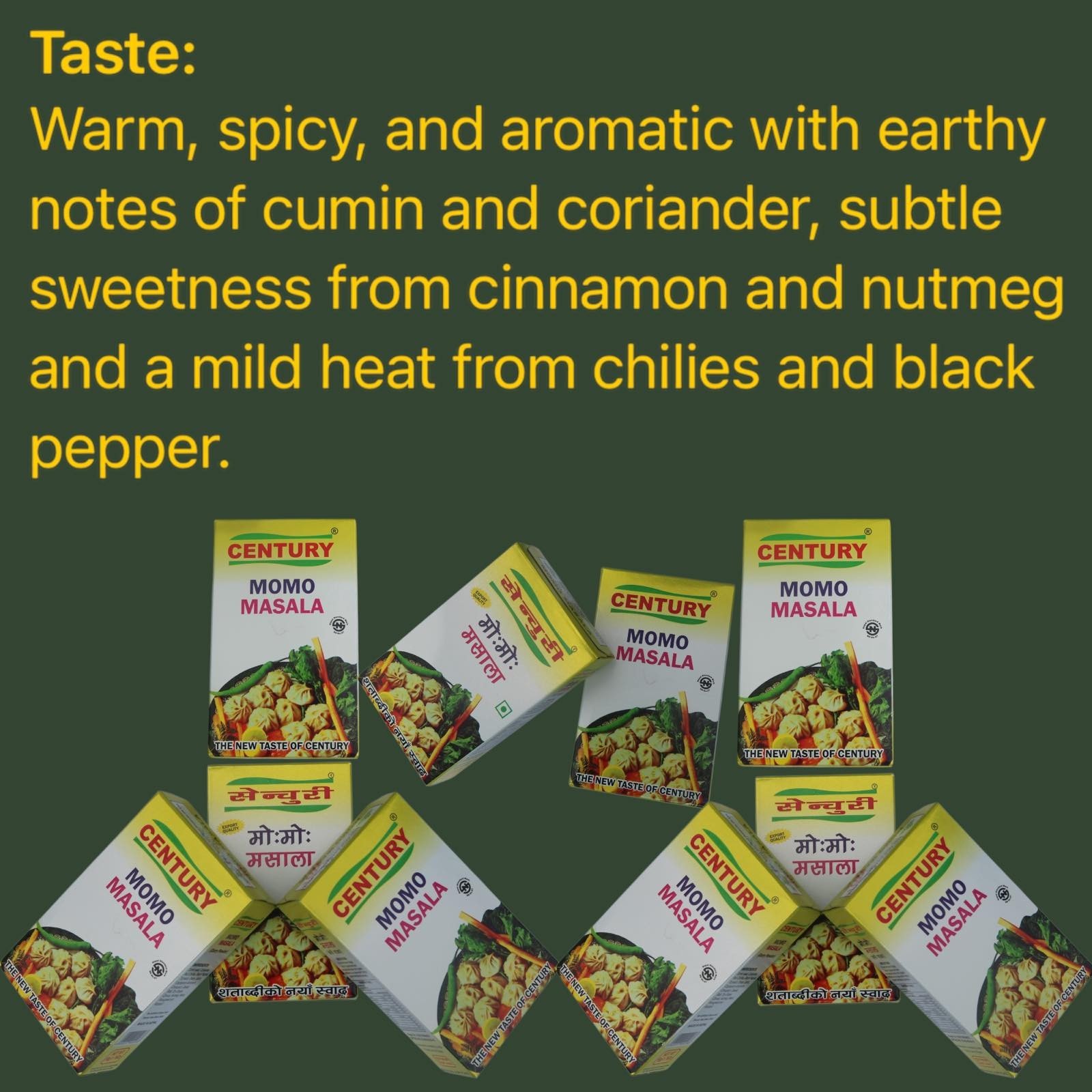 Century Mo:mo Masala Curry Powder Certified With Nepal Standard Quality Mark