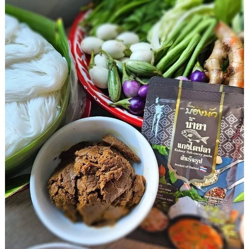 Bong Nua Authentic Thai Kidney Fish Cerry Paste 80g. 5​ peck