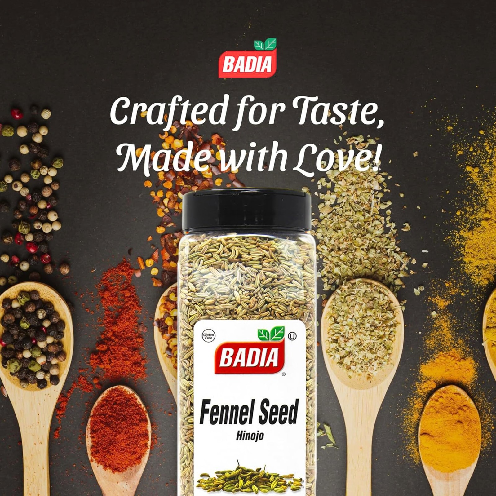 Fennel Seed Whole, 14 oz – Whole Seeds, Mild Sweet Flavor, 14 Ounce
