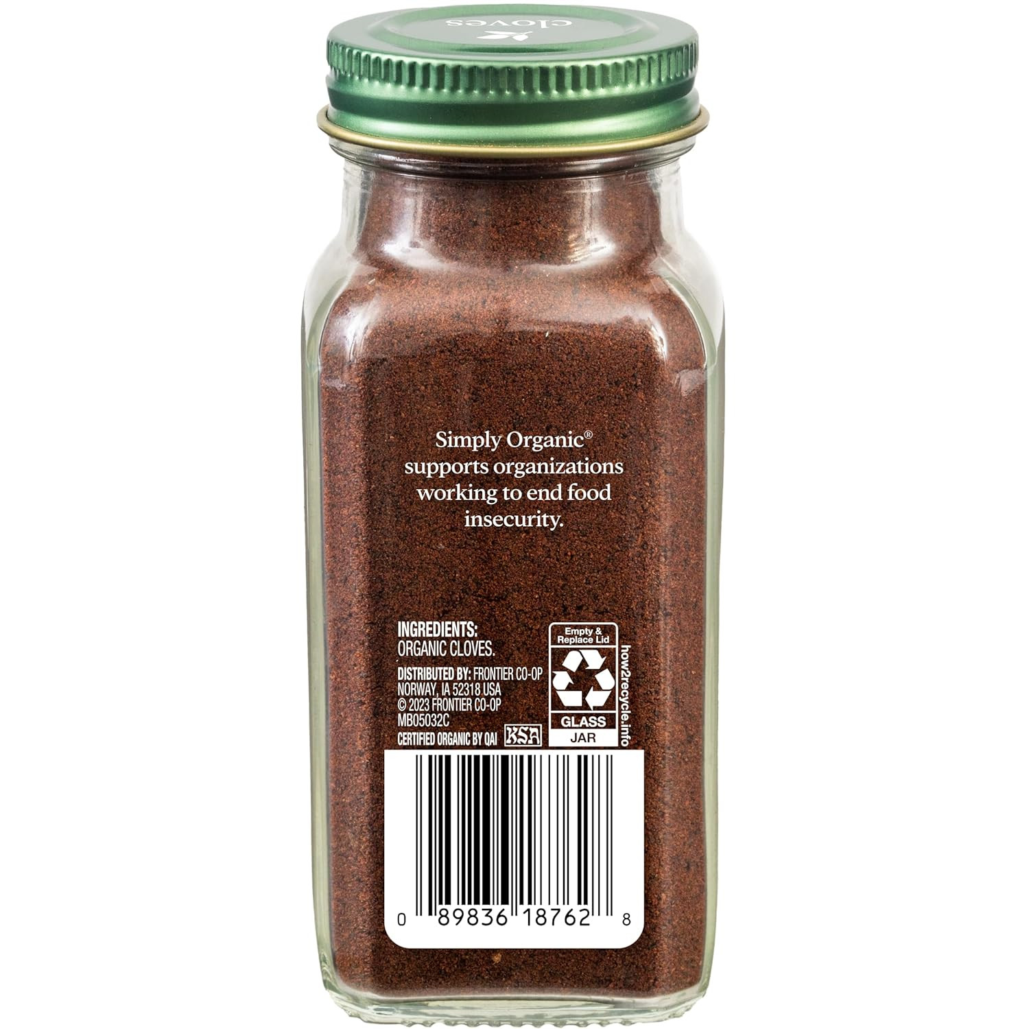 Simply Organic Ground Cloves 2.82 Ounce Jar, Pure Organic Ground Cloves, Kosher,