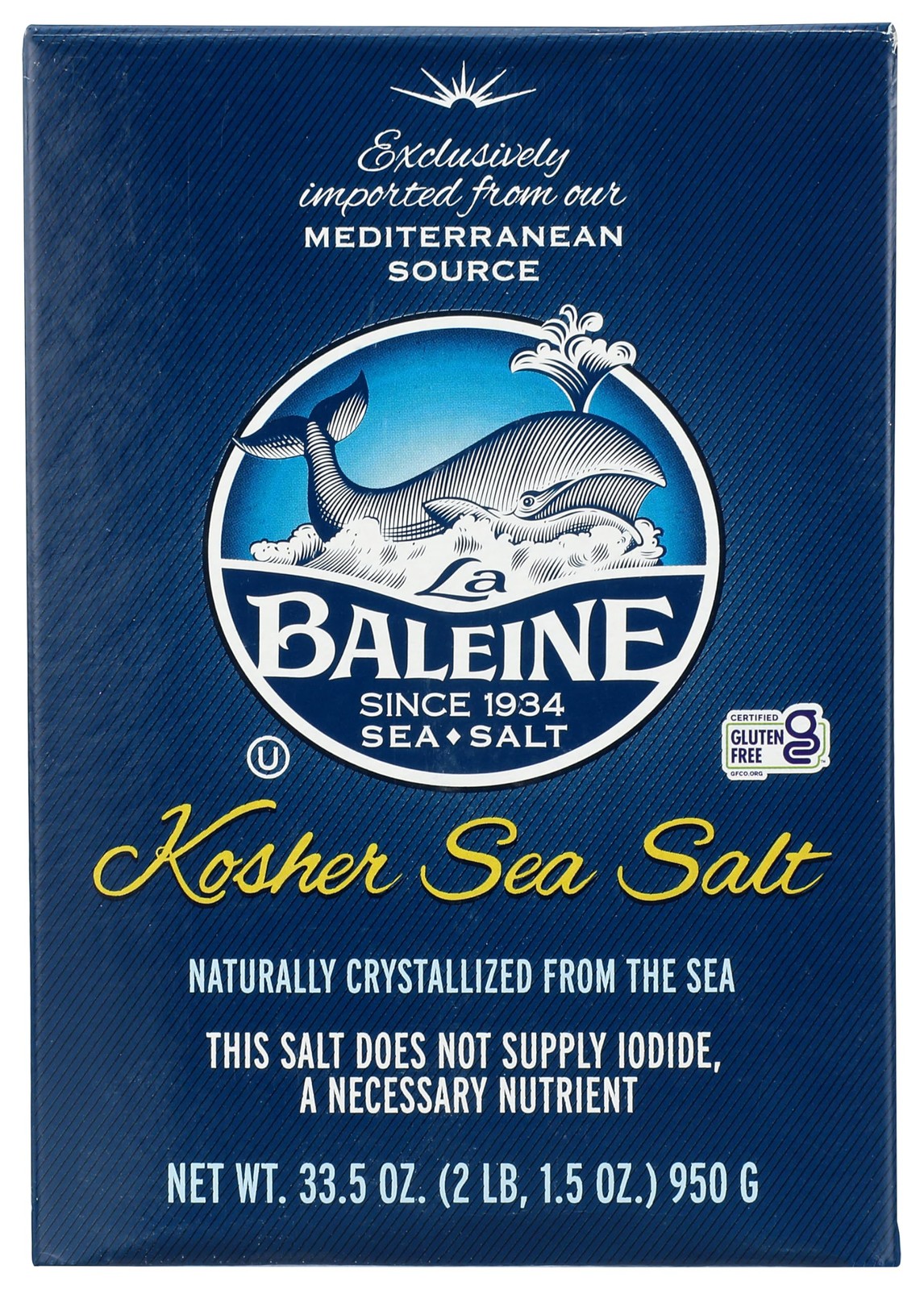 Kosher Salt, 33.5oz (Pack of 6)