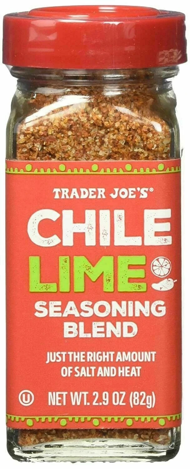 4 Bottles Trader Joe’s Chile Lime Seasoning Blend Spice 2.9 oz Each Bottle