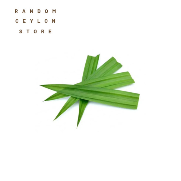 Ceylon Organic whole Pandan Leaves / Rampe Sun dried high Quality 50g ( 1.7 oz )
