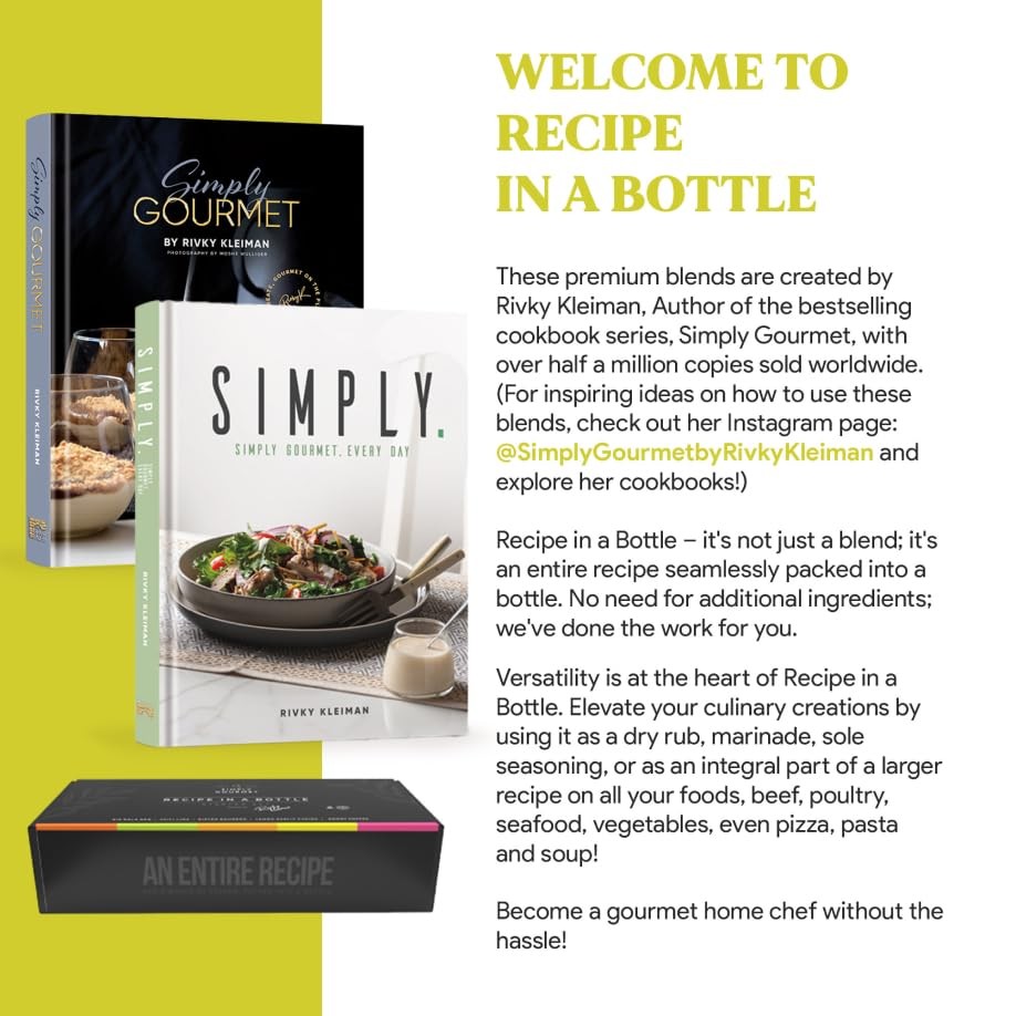 Simply Gourmet Chef-Crafted Premium Spice Blends & 3.4 Ounce (Pack of 1)