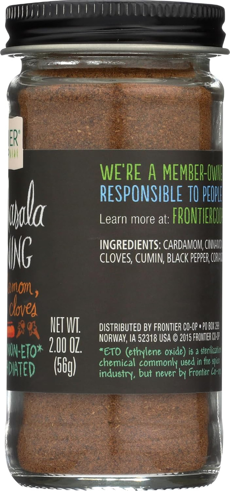 Frontier Bottled Garam Masala, 2 Ounce