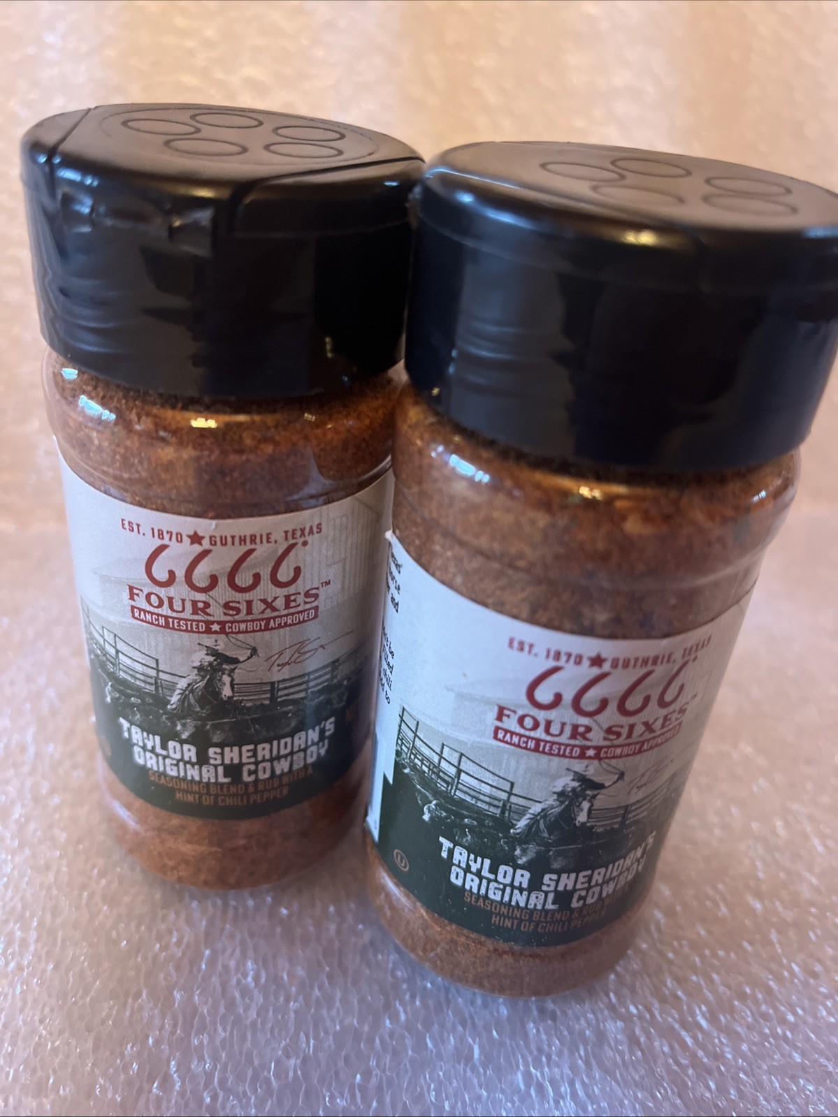 Four Sixes Taylor Sheridan’s Original Cowboy Seasoned Blend Rub 2 Pk 3.3oz per