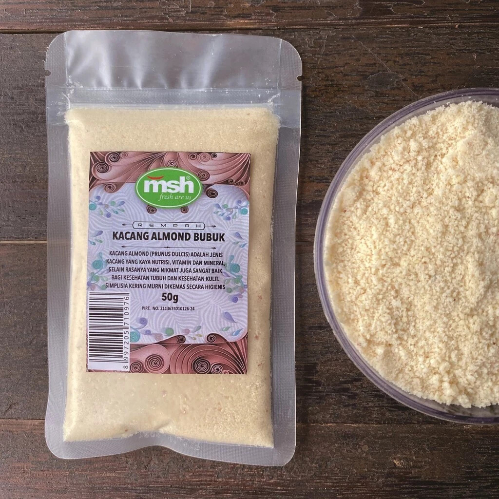Almond Powder Natural Organic Herbs Spices Fresh Pure Hygienic Premium
