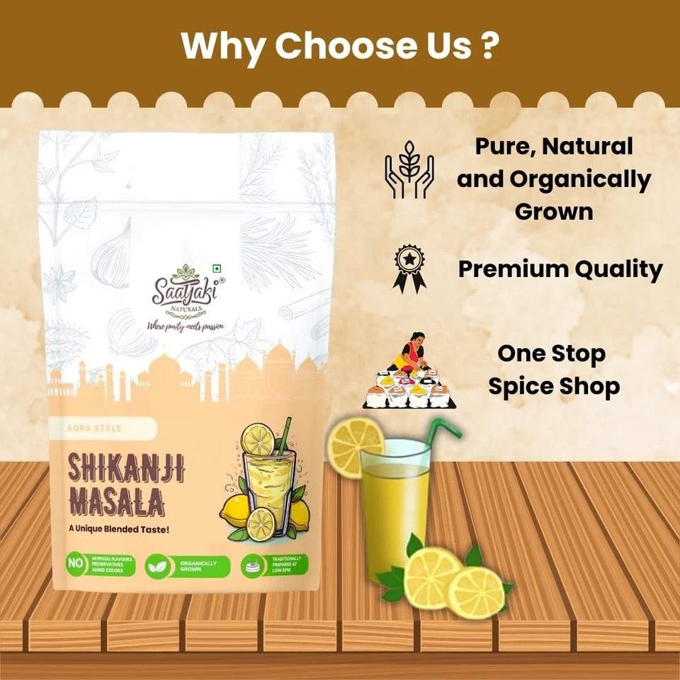 Saatyaki Naturals Shikanji Masala -50gm