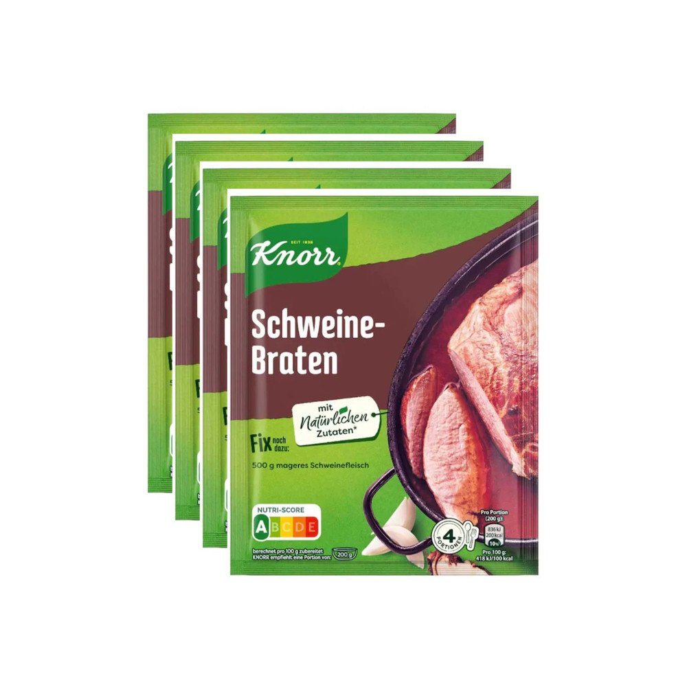 Knorr SCHWEINEBRATEN Roast sauce packet -4pc. 16 servings–FREE SHIP