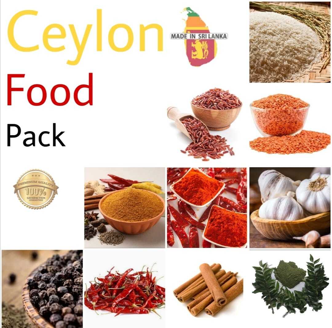 20+ Items Authentic Ceylon Dry Food Flavors Pack |Spices Enhance Quality of Life