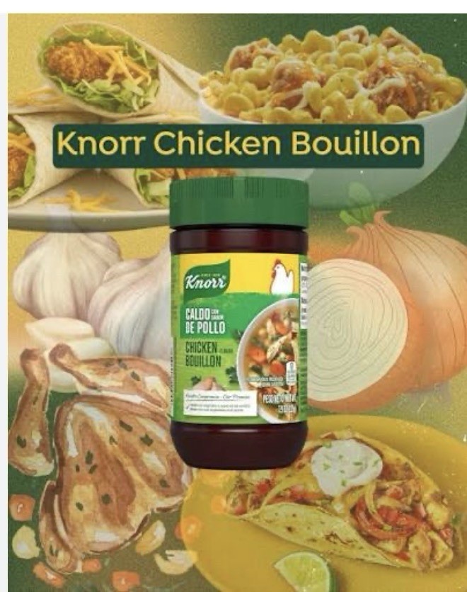 Knorr Chicken Flavor Bouillon Granulated Caldo con Sabor de Pollo 7.9 oz