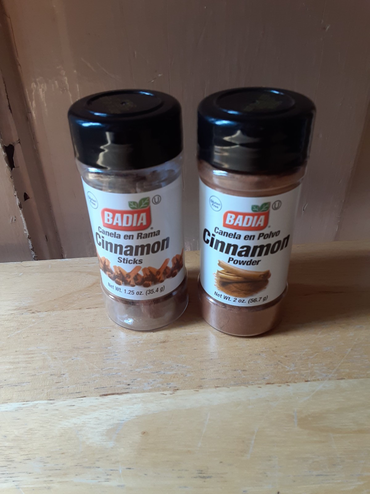 Badia Cinnamon Sticks & Cinnamon Powder EXP. DATE 11-2029 & 3-2030