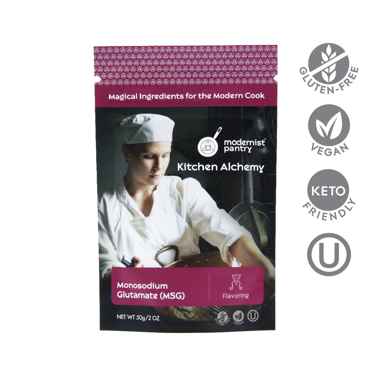 Monosodium Glutamate (MSG) Gluten-Free Vegan OU Kosher 10 Ounce (Pack of 1)