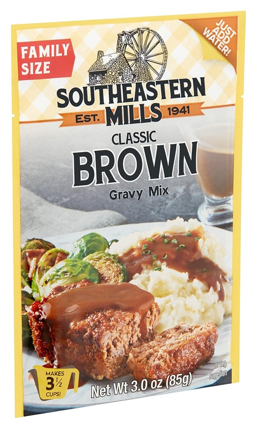 Southeastern Mills Gravy Mix, Classic Brown Gravy Mix, 3.0 Oz (12 Pack)